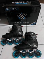 Patins à roulettes professionnels en fibre de carbone Black Wukong, patins en ligne freestyle, patins de slalom de niveau compétition pour adultes et enfants