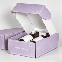 Boîte en carton ondulé recyclable antichoc, imprimée en quadrichromie, pour l'expédition et l'emballage de champagne