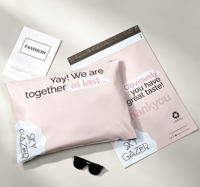 Sac d'expédition en polyéthylène imprimé sur mesure, imperméable, auto-adhésif, résistant aux déchirures, pour cosmétiques
