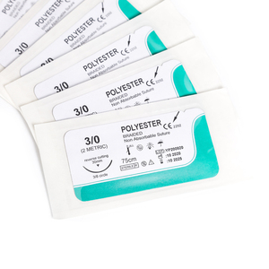 Suturas Quirúrgicas Absorbibles de Grado Médico PGA Vicryl <span class=keywords><strong>Catgut</strong></span> 910 45cm 75cm 90cm 100cm 3-0 2-0 1-0 para Clínica y Hospital - Product Image 3