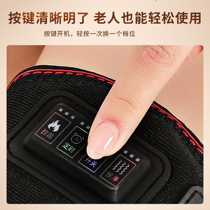 Heated Knee <b>Pad</b> With Moxibustion Vibration Massage <b>Electric</b> Heating One Size For Joint Support Winter Warmth - Product Image 3