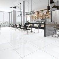 Carreaux muraux intérieurs en céramique blanche brillante pour cuisines, salles de bain, balcons - Style moderne minimaliste