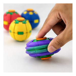 Supplier Ready Gear Rotation Sphere Fingertip Spinner <b>Toy</b> Press Motion Stress Relief Kids Classroom Reward Export - Product Image 6