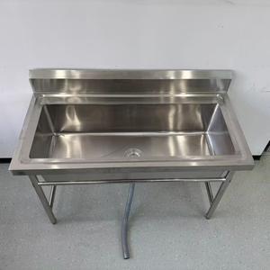 Lavello Commerciale <span class=keywords><strong>in</strong></span> <span class=keywords><strong>Acciaio</strong></span> Inossidabile, Lavello Singolo per Cucina di Ristorante - Product Image 3