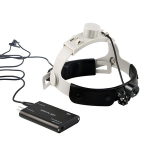 Linterna frontal LED portátil para uso dental, oral y de otorrinolaringología, con clip, brillo ajustable, múltiples colores, material de aleación. - Product Image 5