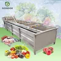 Commerciële Multifunctionele Hoge Efficiëntie Kleine Draagbare Fruitgroente Wasmachines Machine En Fruit