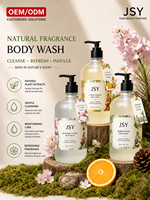 OEM ODM Marque Privée 500ml Gel Douche Parfumé Naturel Fleur Épanouieuse Agrumes Orange Bois d'Ambre Hydratant pour Tous Types de Peau