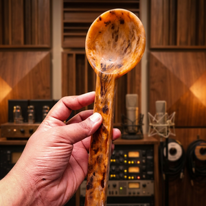 Cuillère à soupe et à mélanger en résine durable au design moderne, manche long, vaisselle, couverts, vente en gros, meilleur prix directement d'Inde - Product Image 1