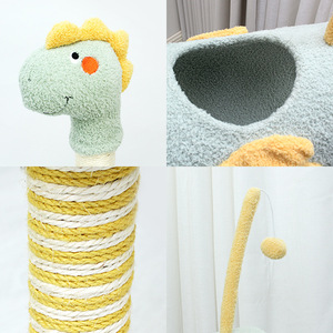 ต้นไม้แมวแนวตั้งขนาดเล็ก ที่ลับเล็บแมวทำจากไซซอล ปลอดภัย ปรับแต่งได้ ของเล่นแมวแก้เบื่อสำหรับลูกแมว สินค้าส่งออก - Product Image 4