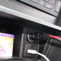 Kabel Charger Mobil 12v Auto DC, Konektor Charger dengan Colokan Pemantik Rokok ke Soket Betina 2 Port