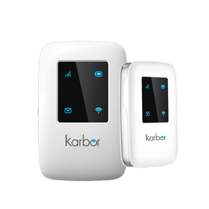 Karbor <span class=keywords><strong>MF837</strong></span> LTE mifis Cat4 Type-C Mini WIFI 6 Pocket Router 3000mAh 300Mbps 2.4GHz Wi-Fi เราเตอร์ QoS WPA - Product Image 1