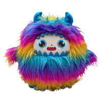 Jouets en peluche super doux avec yeux LED intelligents AI créatifs et mignons, doublure en maille, fonction de conversation, soulagement du stress, couleurs personnalisables
