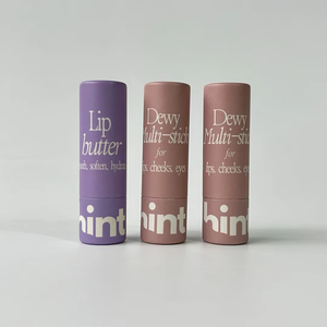 Envase de bálsamo labial personalizado ecológico de alta calidad, tubo de papel transparente, lápiz labial de alta calidad, bálsamo labial, embalaje de cilindro giratorio - Product Image 4