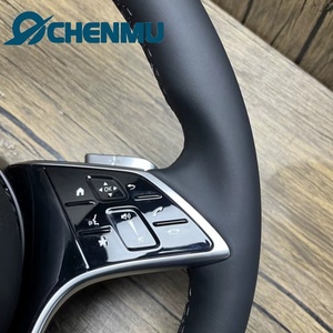Volante de Cuero para Automóvil <span class=keywords><strong>Mercedes</strong></span>-Benz <span class=keywords><strong>Maybach</strong></span> C300 C200 C180 W204 W211W213 W205 W447  a C S G Sports Car SUV de Alta Calidad - Product Image 5