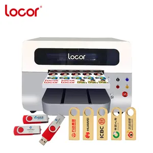 Locor-UV LED Flatbed Printer, officiële fabriek, A3, plotter, drukmachine