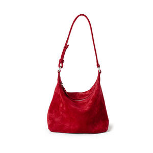 Nouveau Sac Fourre-tout de Luxe 2025 pour Femme en Cuir Véritable, Sac à Main Élégant en Velours de Mouton Haut de Gamme avec Grande Fermeture Éclair en Coton - Product Image 6
