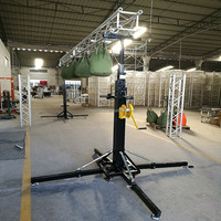 Tour de levage de treillis linéaire modulaire portable de 6 m à 250 kg avec installation rapide pour une utilisation en événement