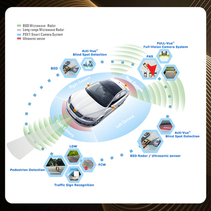 Caméra de tableau de bord de voiture à écran miroir HD, double objectif, enregistrement avant 4K, <span class=keywords><strong>enregistreur</strong></span> de conduite, CarPlay, WiFi, ADAS, BSD, surveillance des angles morts - Product Image 4