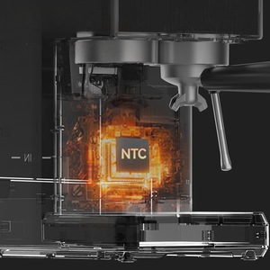 Máquina de Espresso Semiautomática Zzuom con Tanque de Agua de 1.8L, Cafetera Eléctrica para Uso en Casa y Oficina - Product Image 3