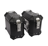 Top case universel pour moto 28L, en alliage d'aluminium, étanche, résistant aux chocs, à dégagement rapide, coffre arrière pour voyage