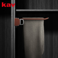 Support de pantalon latéral coulissant à fermeture douce pour panneau de placard, vente en gros, fourniture pour distributeurs de marques