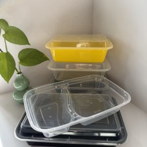 Recipientes e Copos de Plástico Descartáveis à Prova de Vazamentos - Suprimentos de Embalagem Descartáveis para Entrega de Alimentos - Product Image 2