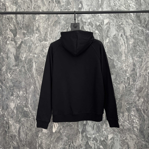 Chrome Streetwear <b>Black</b> Hearts Hoodie with Red Cross Embroidery Long sleeved shirt - Product Image 2