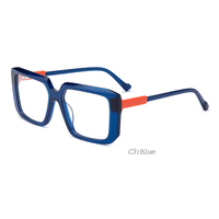 Shenzhen haute qualité unisexe assortiment de stratification acétate cellulose feuille lunettes noir vert à la mode lunettes colorées