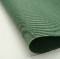 Tissu en nylon PA6 1000D enduit PU, vert semi-mat, résistant à l'abrasion et à l'eau, pour sacs à dos, bagages et pochettes d'équipement d'extérieur