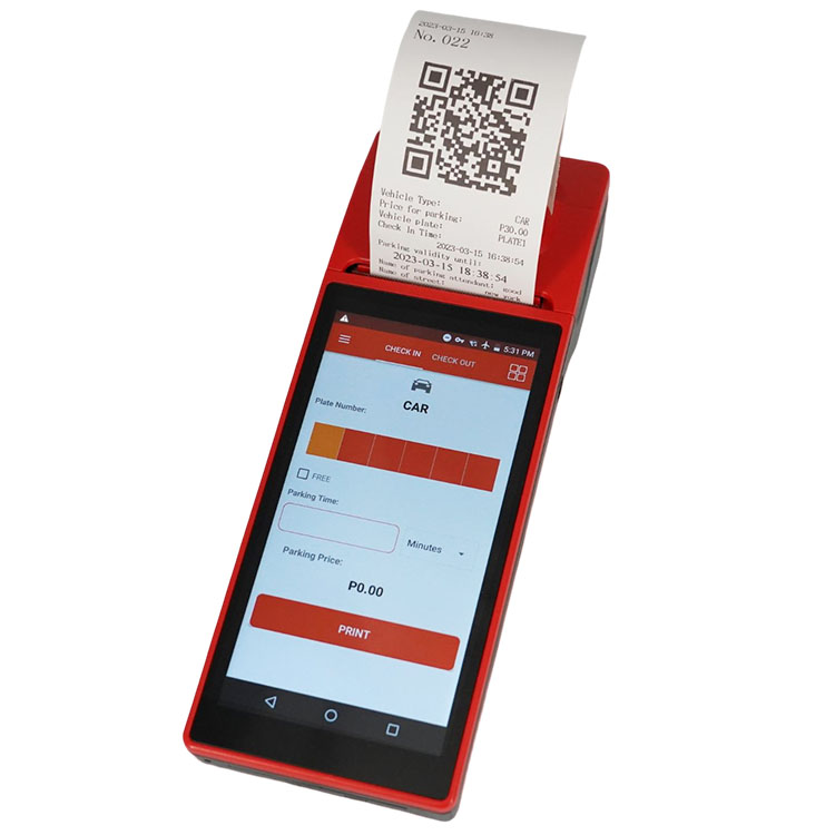 GOODCOM система парковочных билетов POS термопринтер Android 7,1 POS портативный аппарат
