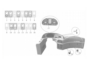 Repuestos de Alta Calidad: Palanca de Control con Luz para Conductor de <span class=keywords><strong>Autobús</strong></span> Eléctrico, Modelo 3712-00571 para ZK6938H/ZK6938B9/ZK6938HQ - Product Image 2
