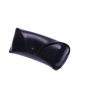 Étui à lunettes de soleil en PU, étui de protection pour lunettes en cuir verni, pochette portable pour lunettes (impression de logo disponible) - Product Image 1
