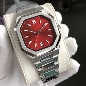 カスタムロゴ ステンレス製 六角形 メンズ腕時計 卸売 5ATM防水 高級 38mm 超薄型 クォーツ時計 - Product Image 6