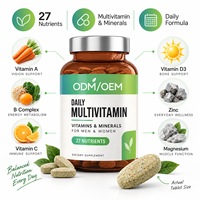 Comprimés multivitaminés quotidiens pour hommes et femmes, complexe de vitamines et de minéraux, compléments nutritionnels pour adultes, étiquette privée, OEM, vente en gros