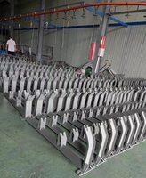 Rouleau porte-charge en caoutchouc pour convoyeur à bande de l'industrie lourde et du secteur minier