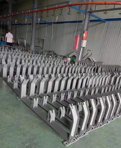 Ağır sanayi bant konveyör taşıyıcı rulo kauçuk madencilik bant konveyör rulo avara - Product Image 4