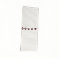 Carnet à spirale A5 avec couverture en PP, 80 feuilles, couverture rigide personnalisée à ouverture verticale pour étudiants, feuilles détachables, vente en gros
