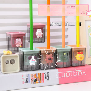 Sacapuntas de lápiz Sacapuntas de mano de dibujos animados creativos Sacapuntas Estudiantes Lindo portátil - Product Image 3