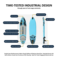 Planche de SUP de tourisme haut de gamme pour sports nautiques en plein air, planche à pagaie tout usage en PVC pour adultes, surf, pêche, lacs, rivières, 3 ailerons
