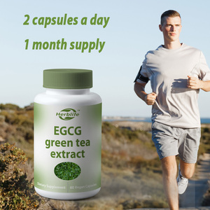 Extracto de Té Verde OEM/ODM, 60 Cápsulas, Suministro para 1 Mes, Suplemento Antioxidante para la Piel, Energía, Cerebro y Salud del Corazón - Product Image 4