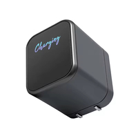 Pengisi Daya Gan Portabel 45W Pengisian Cepat dengan LCD, Steker Lipat, Pengenal Efisiensi Pengisian Cerdas, Pengisi Daya Dinding USB C