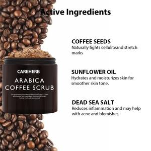 Exfoliante Corporal Personalizado con Etiqueta Privada para Estrías, Líneas Finas y Arrugas, Hidratante con Sal del Mar Muerto y Café Arábica - Product Image 4