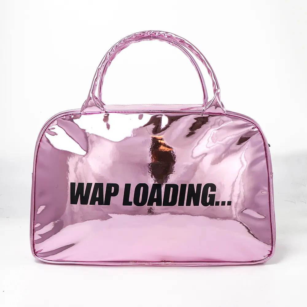 wholesale spinnanight bag overnight ladies girls weekender handbag custom print logo bald head hoe spend a night bag