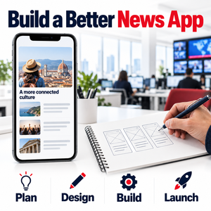 Desarrollo de Aplicaciones de Noticias Confiables para iOS y Android con Categorías de Contenido, Notificaciones Push, Marcadores, LionCreate - Product Image 4