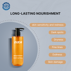 Lotion corporelle éclaircissante et apaisante ZLZR au curcuma, vitamine C et rétinol, anti-acné, pour femmes, parfum orange, 300 ml, matin - Product Image 4