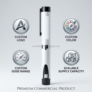 OEM White 60U V1 Metal Insulin Pen with 3ml Cartridge Reliable Dose Control for Diabetes Therapy <b>Glass</b> <b>Packaging</b> - Product Image 6