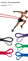 Banda de Resistencia para Fitness, Cuerda de Entrenamiento de Fuerza para Hombre, Bucle Grueso, Entrenador de Dominadas para el Hogar, Yoga, Culturismo, TPE Ecológico y Duradero