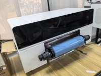 Máquina más vendida, impresoras UV, máquina de impresión de pegatinas, impresora de etiquetas UV de cristal de alta resolución para efecto decorativo