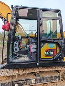 Excavadora SANY SY75C PRO, máquina excavadora de construcción multifunción de 7 toneladas con Motor de bomba, componentes de núcleo de engranaje, venta de segunda mano - Product Image 5