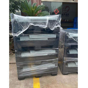 Caja de palés de plástico plegable de una cara de HDPE reciclado, contenedor plegable de entrada de 4 vías para logística de almacenamiento de frutas y verduras - Product Image 6